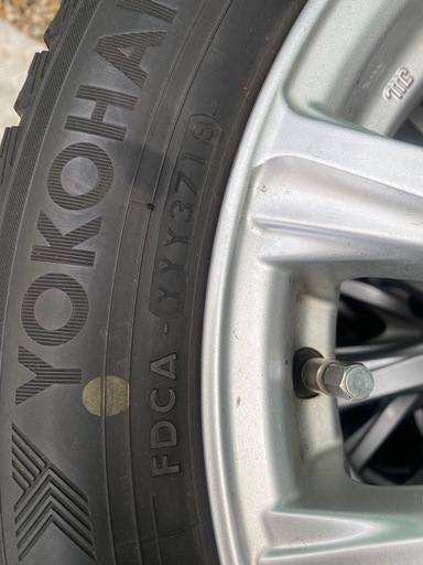 185/60R15 スタッドレスタイヤ　アルミホイール　4本セット　デミオ　など