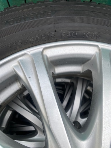 185/60R15 スタッドレスタイヤ　アルミホイール　4本セット　デミオ　など