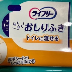 (介護用)ライフリーおしりふき5個の画像