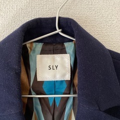 SLY ネイビー　チェスターコートの画像
