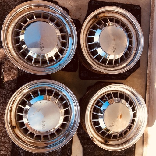 KMC メッキwheel set 15inch 6J PCD139.7