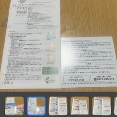 JAL 日本航空 株主優待　航空券　その他の割引のある冊子セットの画像