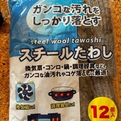 玄関そうじ、スチールたわしの画像