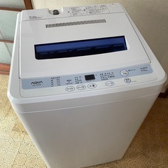 （お取引中）
【無償】洗濯機AQUA（動作未確認）の画像