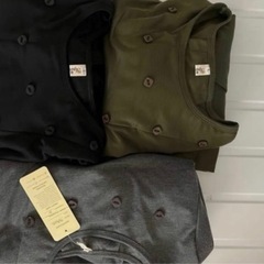 Yipinyichu コクーンシルエット  長袖 チュニック3点セット