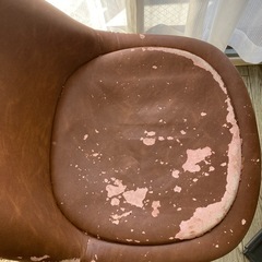 椅子　合成皮革の画像