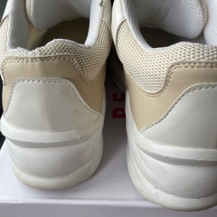 beamsheart マルチパターンスニーカー　アイボリー　Mサイズの画像