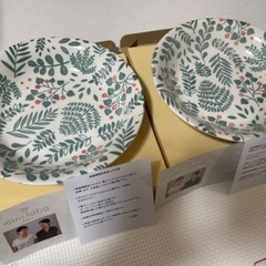 【未使用】mini labo paris パスタ皿 2枚セットの画像