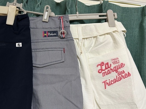 春夏用レディースゴルフスカート 3着