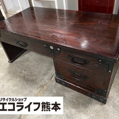 アンティーク家具　座机　(鍵なし)