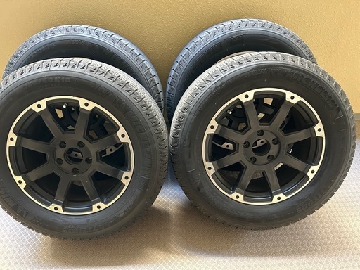 ミシュランスタッドレスタイヤ265/60R18アルミ付きタイヤ4本セット