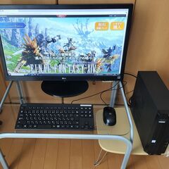 Core™ i5-9400、GeForceGTX1650　27インチモニター付きゲーミングPC