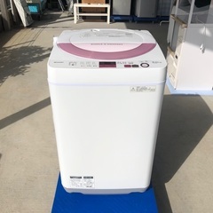 2016年製 シャープ 全自動洗濯機「ES-GE6A-P」6.0kg