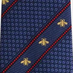 (美品·未使用)グッチ ネクタイ GUCCI  451528 4E002 4574  青の画像