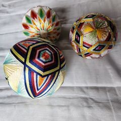 手作りの毬の画像