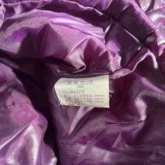 ダウンベスト160cmの画像