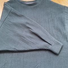 オーバーサイズワンピース　黒の画像