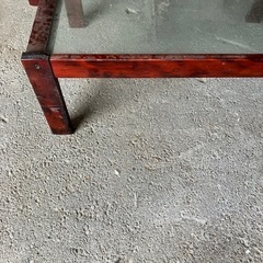 ガラステーブル2個台の画像