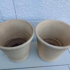 ★植木鉢各種 7個 (大型サイズ2個他～盆栽用)の画像