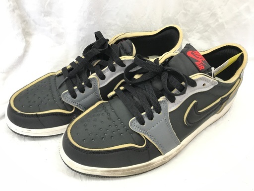 NIKE/Air Jordan 1 Low OG EX/BK×SGRY/27.5cm