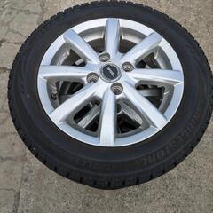 アルミスタッドレスセット　155/65R14  アルミホイールとブリジストンのスタッドレスタイヤのセット　セリアル4319　バリ山　軽自動車全般