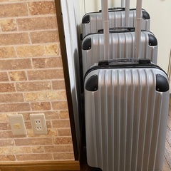 (新品、未使用)3点セット 荷物セット グレー
