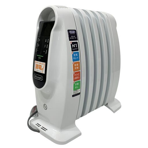 24C732_ジ4【美品】DeLonghi デロンギ オイルヒーター NJ0505E 小型暖房器 中古
