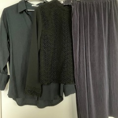 ブラック　3点