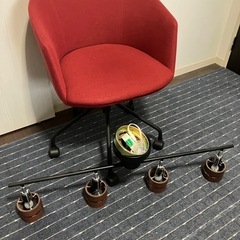 【取引中】回転椅子と照明セット