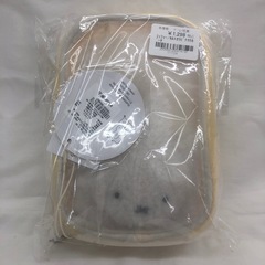 ★ジモティー割引有★ミッフィー/キルトカラビナ付きポーチ