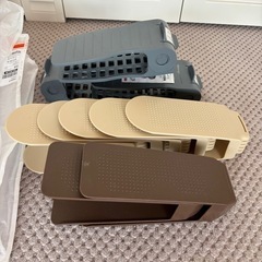 収納グッズ　衣料袋と靴収納の画像