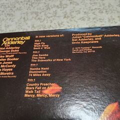 キャノンボール・アダレイ2枚組LPレコードの画像