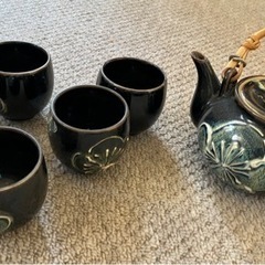 ①  茶器セット　湯呑５　急須1