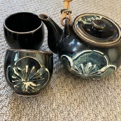 ①  茶器セット　湯呑５　急須1の画像