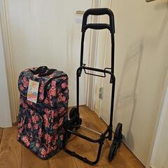 ショッピングキャリーカート　三輪　折りたたみの画像