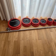 バーベル　ラバータイプ　100kgセット