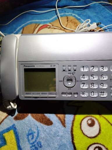 決まりました　Panasonic　ファクシミリ　KX-PZ310  シルバー　オマケ付