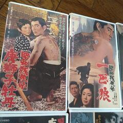 高倉健  VHS  昭和残侠伝 シリーズ 全9本セットの画像