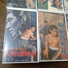 高倉健  VHS  昭和残侠伝 シリーズ 全9本セットの画像