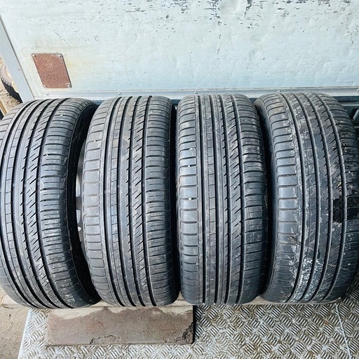 深リム　レアマイスター　バリ山　SAFFIRO 245/45R19 夏タイヤ　2017年製　19インチ　ブラポリ