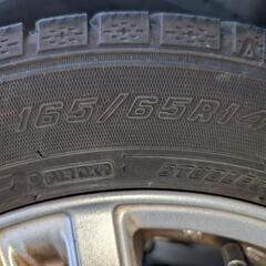 【お取引終了】165/65R14グッドイヤーアイスナビ➕アルミ4本セットの画像