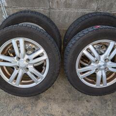 【お取引終了】165/65R14グッドイヤーアイスナビ➕アルミ4...