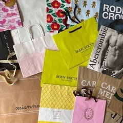 120枚 ショップ袋 まとめ売り ショッパー 大量 ポイント消化 紙袋 フリマの画像