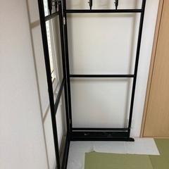 昭和レトロ　衣紋掛けの画像