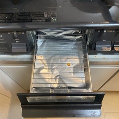 水無しグリル付き　ふた口ガスコンロ　パロナの画像