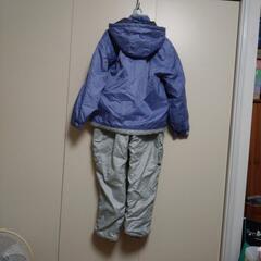 スキーウェア 上下 160 パープルの画像
