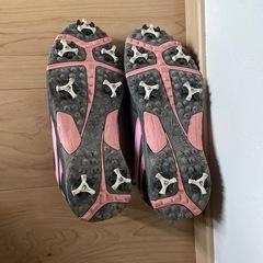 ゴルフシューズ（ピンク）の画像