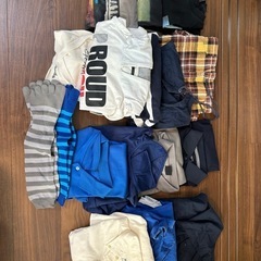 メンズ洋服まとめ売り、Tシャツ、アウター、ニット、靴下、色々セットの画像