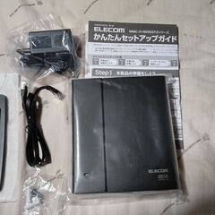 エレコム ELECOM 無線LANルーター親機 ブラック　WMC-X1800GST2-Bの画像