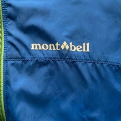 mont-bell キッズ　ウィンドブレーカー130 ブルーの画像